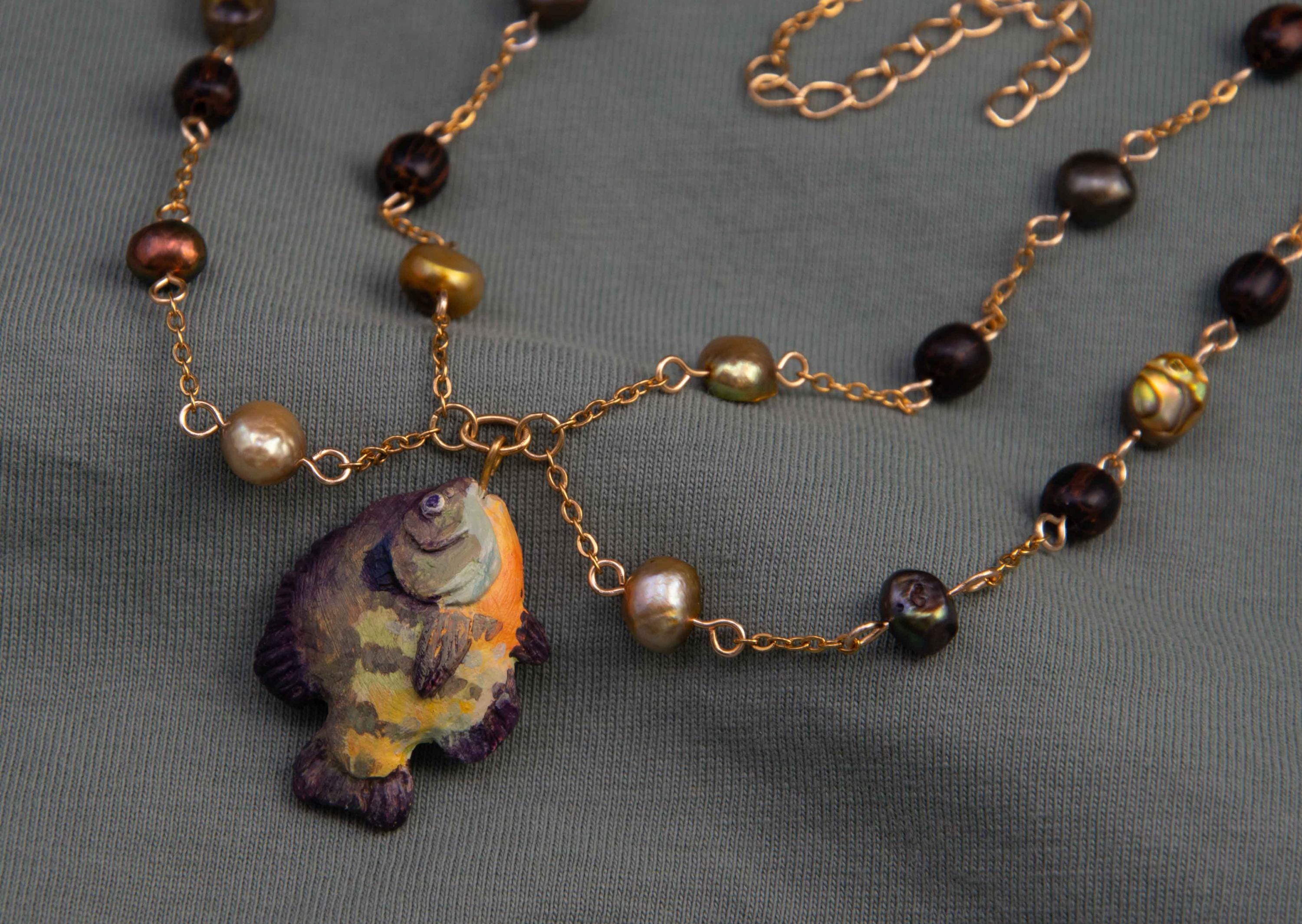 Bluegill Charm Necklace