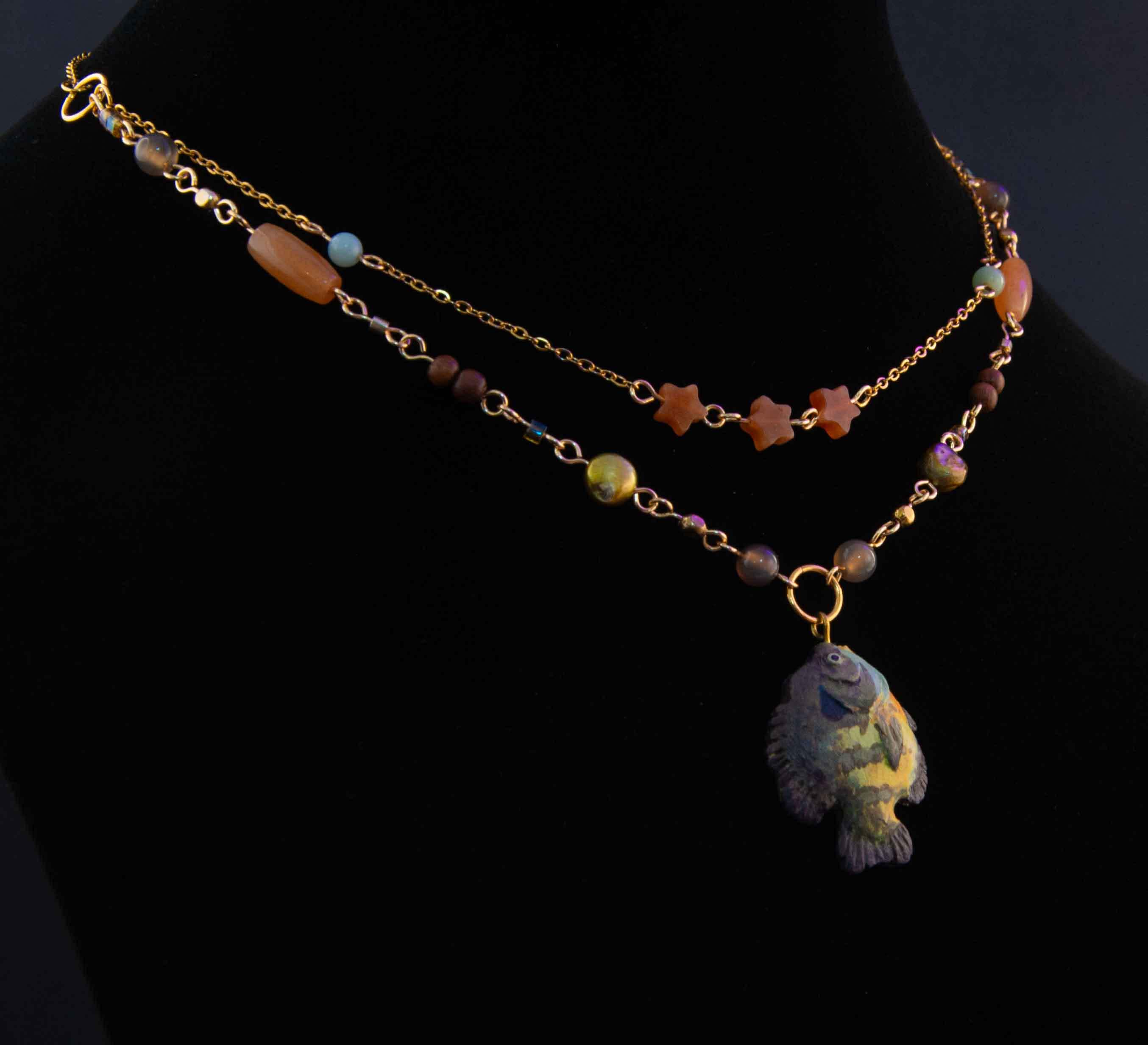 Bluegill Charm Necklace