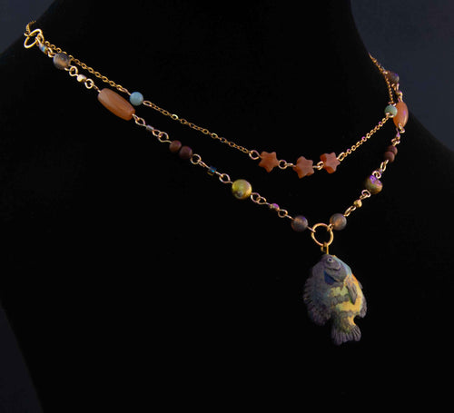 Bluegill Charm Necklace