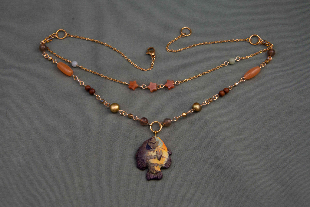 Bluegill Charm Necklace