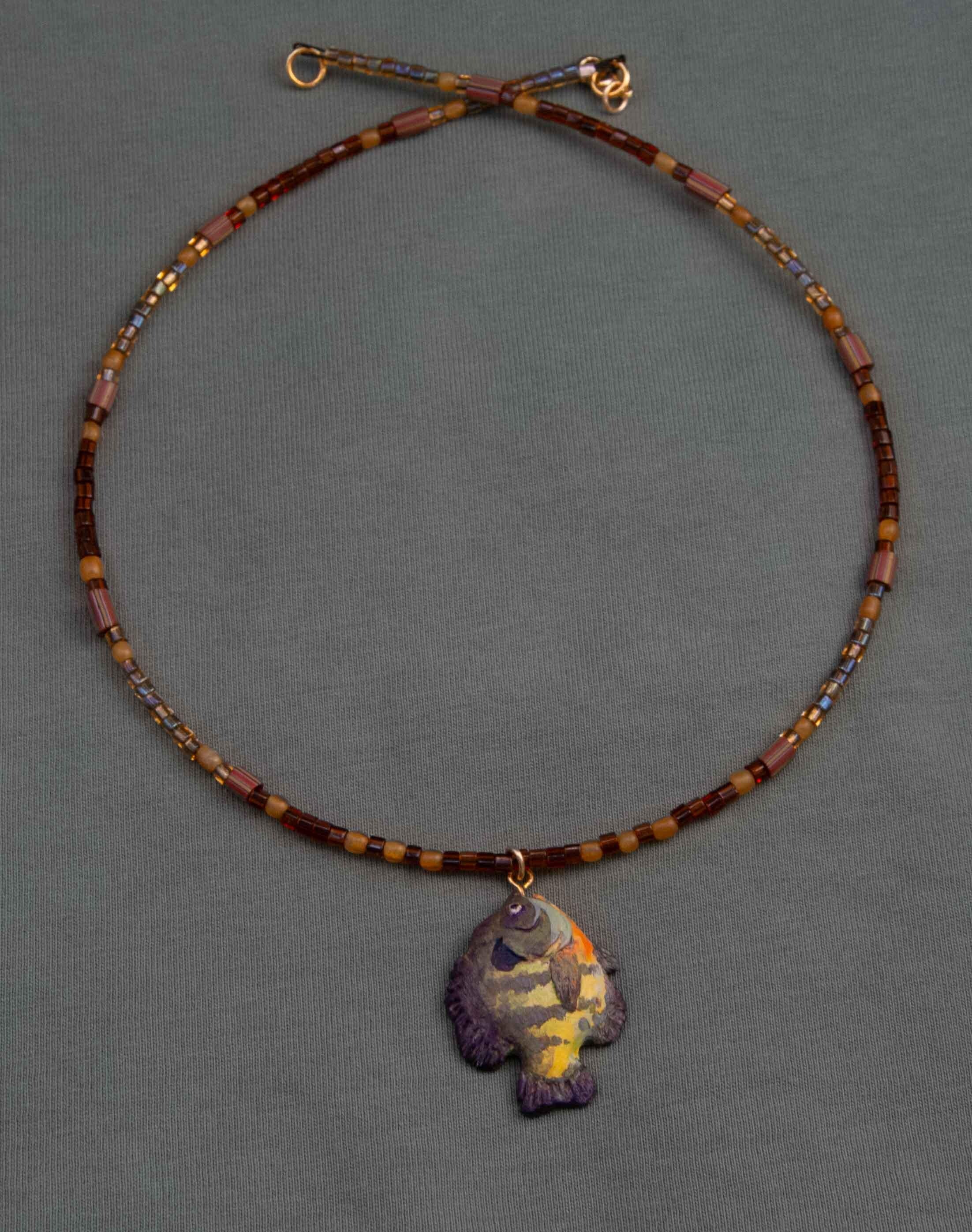 Bluegill Charm Necklace