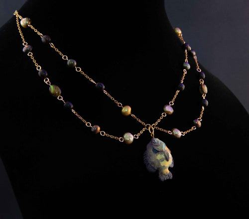 Bluegill Charm Necklace