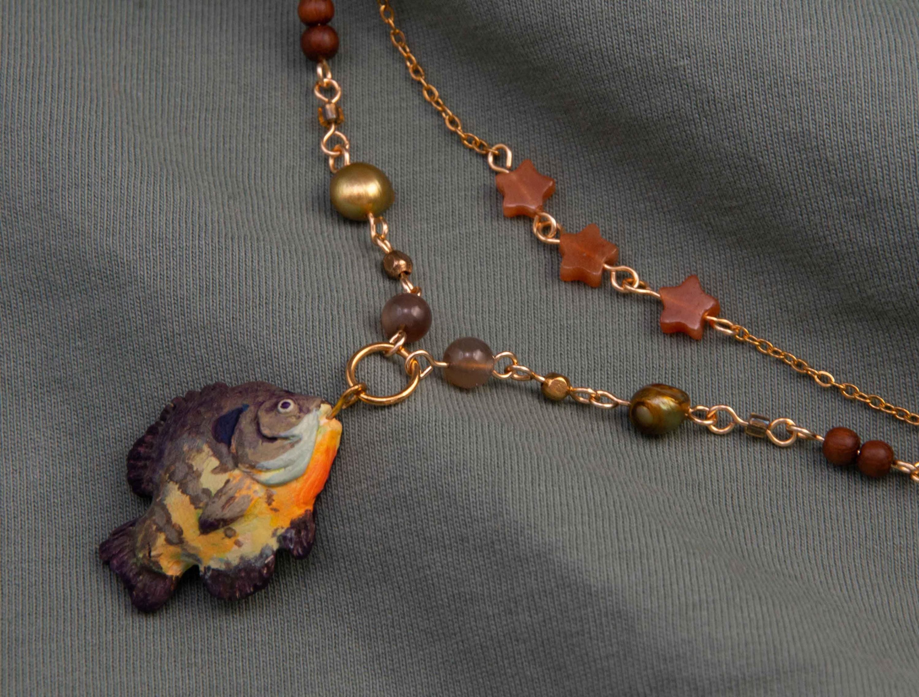 Bluegill Charm Necklace