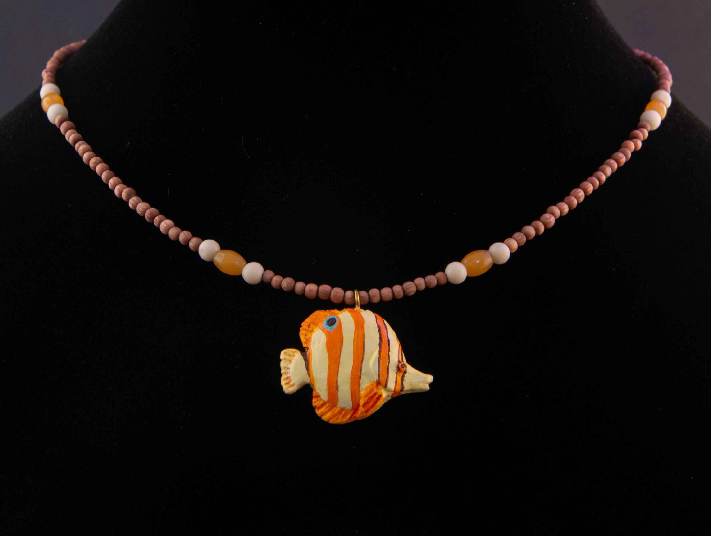 Butterfly Fish Charm Necklace