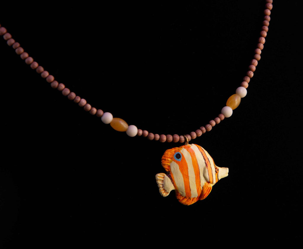 Butterfly Fish Charm Necklace