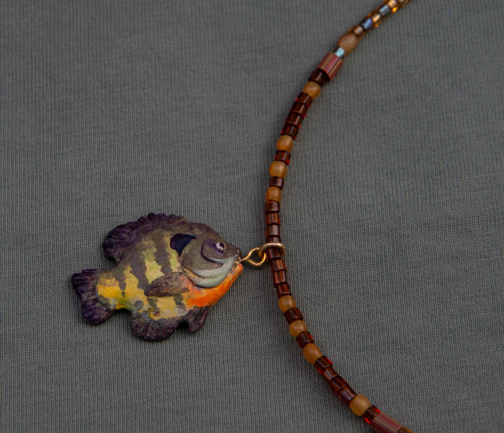 Bluegill Charm Necklace
