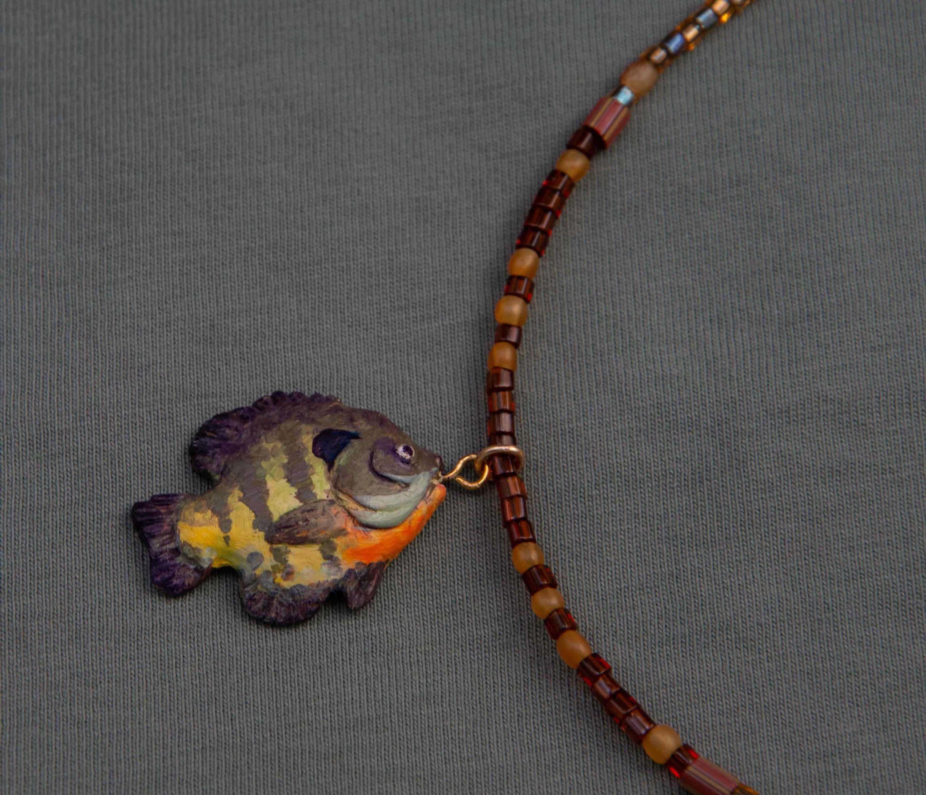 Bluegill Charm Necklace