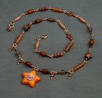 Long 20" Starface Charm Necklace